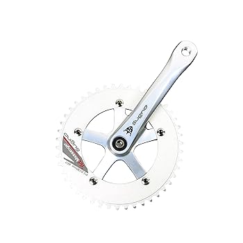 Amazon | Sugino(スギノ) RD4MESSENGER SILVER 46T 165mm